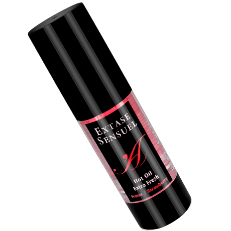EXTASIS SENSUAL - ACEITE ESTIMULANTE FRESA EFECTO CALOR 35 ML
