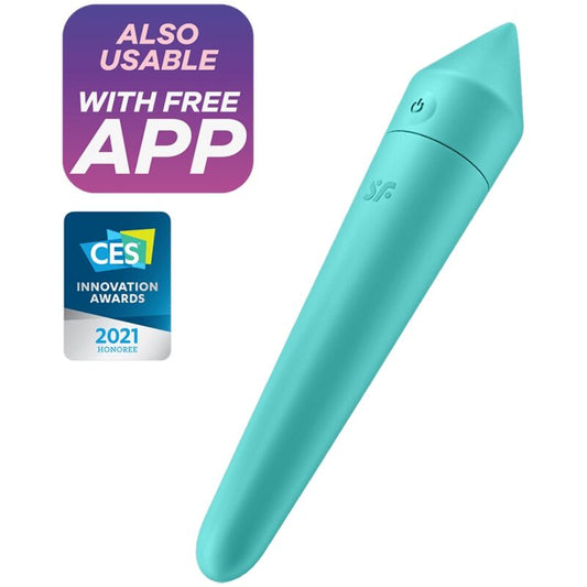 SATISFYER - PROIETTILE ULTRA POWER 8 TURCHESE