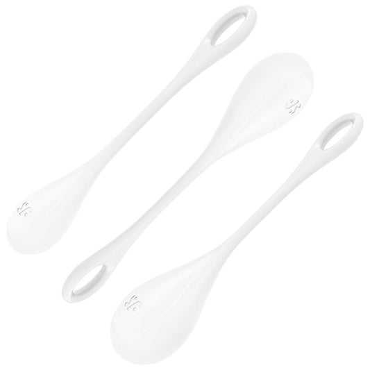 SATISFYER - CONJUNTO DE ENTRENAMIENTO YONI POWER 1 BLANCO
