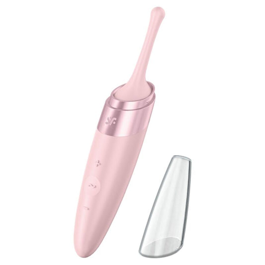 SATISFYER - TWIRLING DELIGHT VIBRATORE A PUNTA PER CLITORIDE ROSA