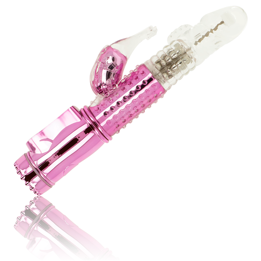 OHMAMA - VIBRATORE CON FUNZIONE DI ROTAZIONE E STIMOLATORE CLITORIDEO