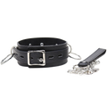 OHMAMA FETISH - COLLAR DE SUMISIÓN CON 3 ANILLOS
