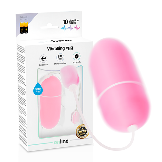 ONLINE - OVULO VIBRANTE IMPERMEABILE ROSA