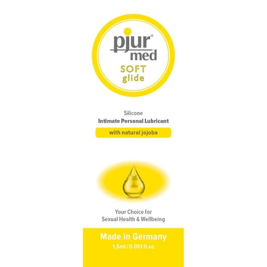 PJUR - LUBRICANTE DE SILICONA MED SOFT GLIDE 1.5 ML