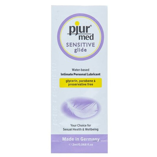 PJUR - LUBRICANTE ÍNTIMO CON BASE DE AGUA MED SENSITIVE GLIDE 2 ML