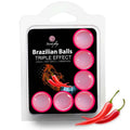 SECRETPLAY - SET 6 SFERE BRASILIANE TRIPLO EFFETTO