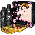 SHUNGA - GEL MASSAGGIO EROTICO CORPO A CORPO ORIENTALE FRAGOLA E CAVA