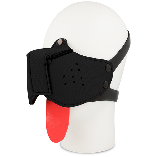 BOZAL DE PERRO CON Fetiche OHMAMA - NEGRO