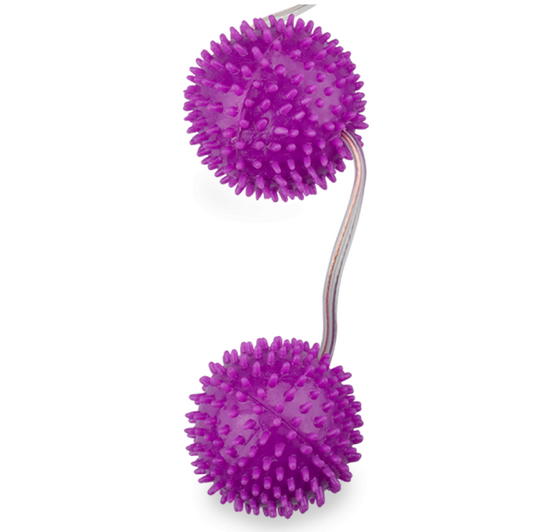 BAILE - SFUMATURE DI VIOLA INTENSO E PIACEVOLE, SFERE TESTURIZZATE 3,60 CM