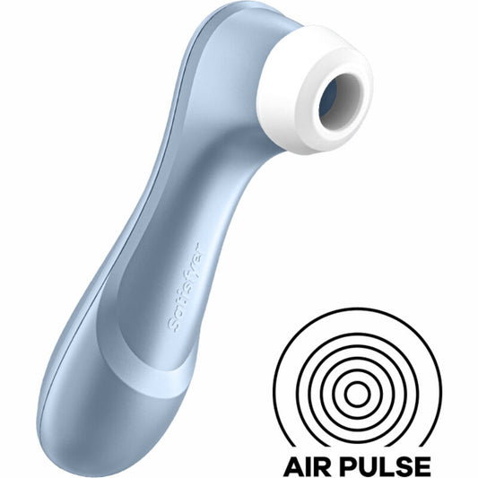 SATISFYER - STIMOLATORE CLITORIDEO AD ARIA COMPRESSA PRO 2 BLUE
