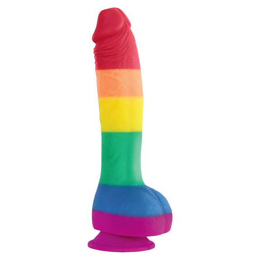 PRIDE - DILDO A FORMA DI BANDIERA LGBT 19 CM