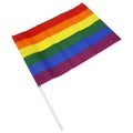 PRIDE - BANDIERA LGBT MEDIA A FORMA DI VESSILOSINGOLA