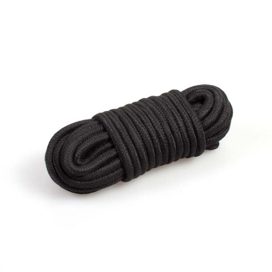 SECRETPLAY - CUERDA DE ATADURA NEGRA COLECCIÓN BDSM