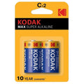 KODAK - BATTERIA ALCALINA MAX C LR14 2 UNITÀ