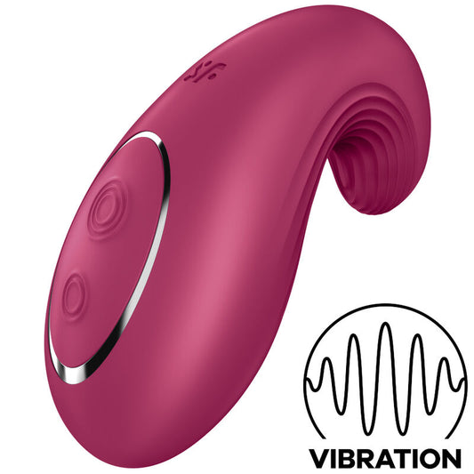 SATISFYER - DIPPING DELIGHT VIBRATORE A APPOGGIO ROSSO