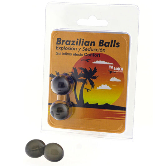TALOKA - 2 BOLAS BRASILEÑAS EFECTO CONFORT GEL EXCITANTE