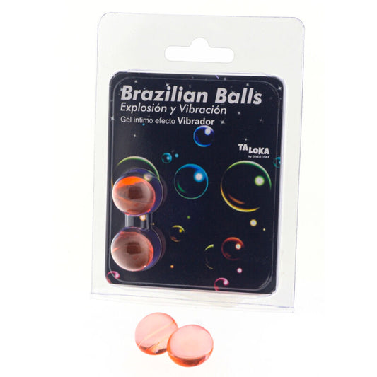 TALOKA - 2 BOLAS BRASILEÑAS GEL EXCITANTE CON EFECTO VIBRADOR
