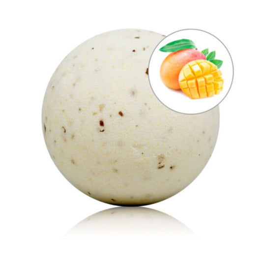 TALOKA - BOMBA DE BAÑO AROMÁTICA A MANGO CON PÉTALOS DE ROSA