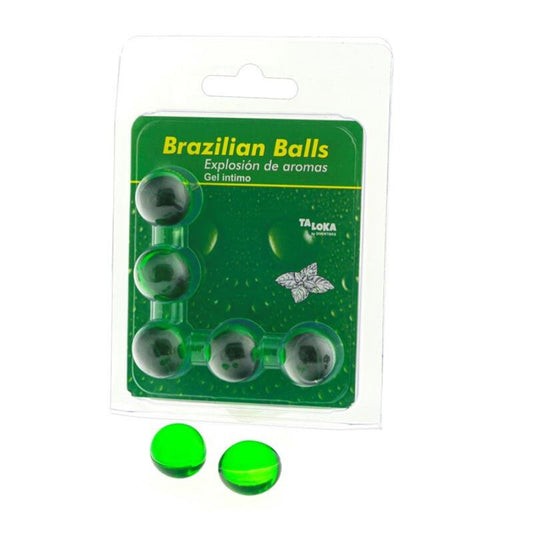 TALOKA - 5 BOLAS BRASILEÑAS MENTA GEL ÍNTIMO