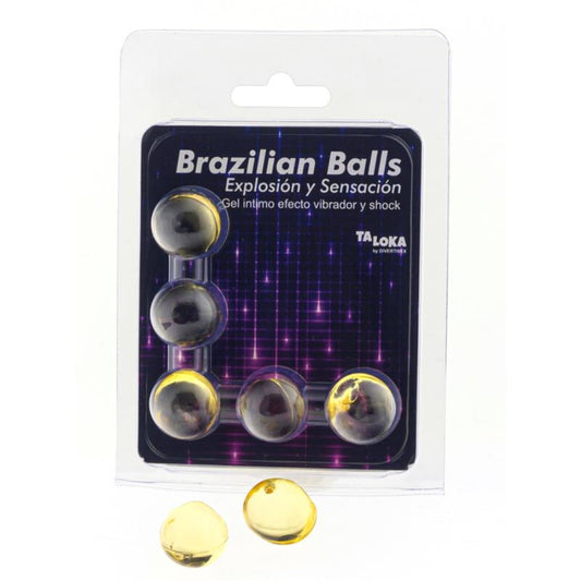 TALOKA - 5 SFERE BRASILIANE GEL ECCITANTE VIBRANTE & EFFETTO SHOCK