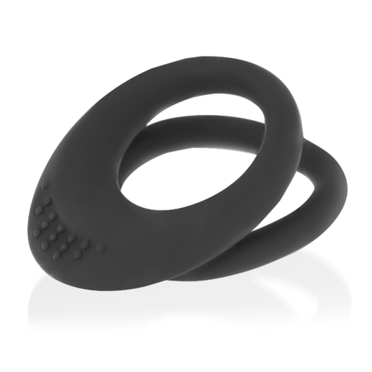 ANELLO DOPPIO IN SILICONE OHMAMA 3,5 CM - 4,5 CM