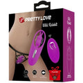 PRETTY LOVE - ESTIMULADOR CONEJO SALVAJE PARA BRAGUITAS CON MANDO A DISTANCIA LILA