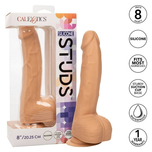 CALEXOTICS - BORCHIE IN SILICONE 20.32 CM COLORE PELLE