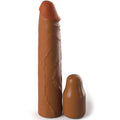 FANTASY X- TENSIONS - PIPEDREAMS SLEEVE 20,32 CM + PLUG ANALE 5,00 CM CARAMELLO