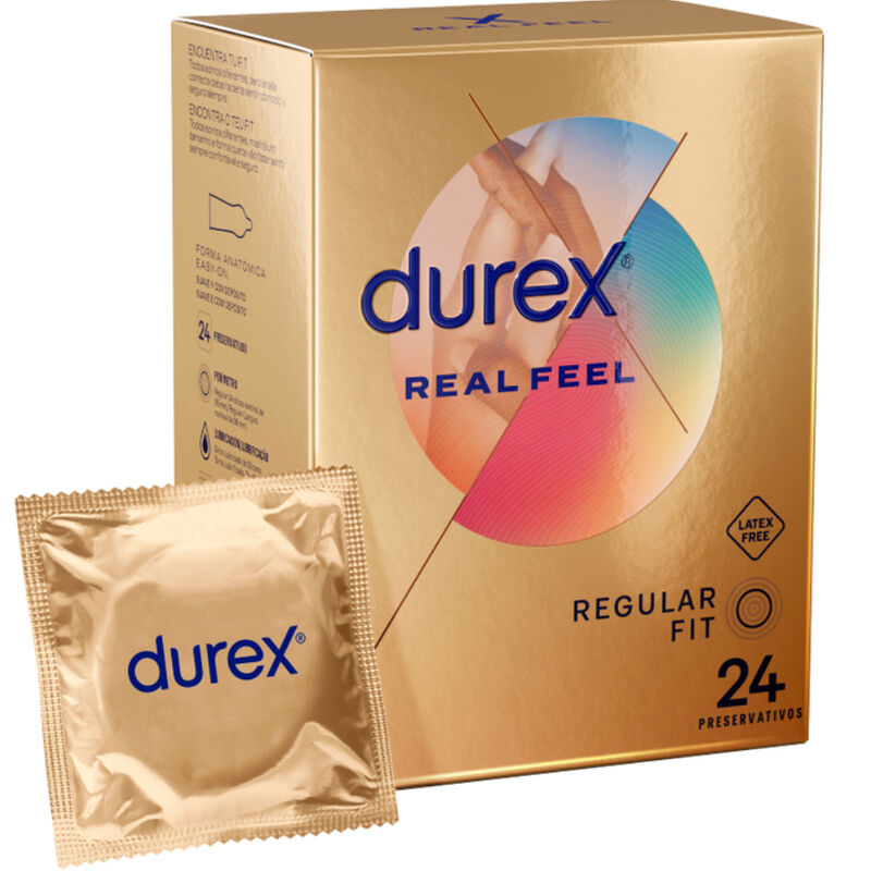DUREX - REAL FEEL 24 UDS DUREX CONDOMS