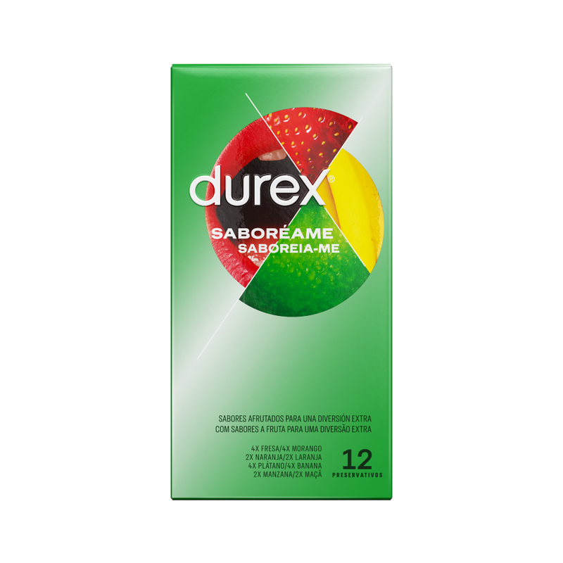 DUREX - SABOREAME 12 UNITS DUREX CONDOMS