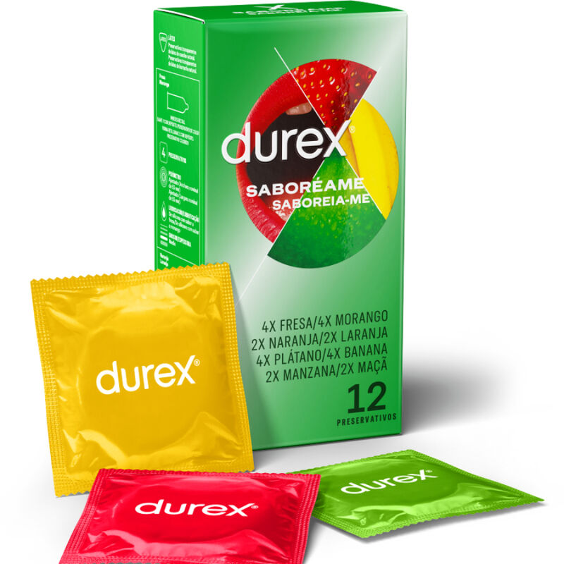 DUREX - SABOREAME 12 UNITS DUREX CONDOMS