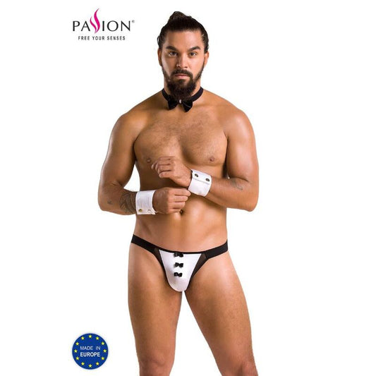 PASSION - 036 ENAGUA ALFROJO NEGRA L/XL