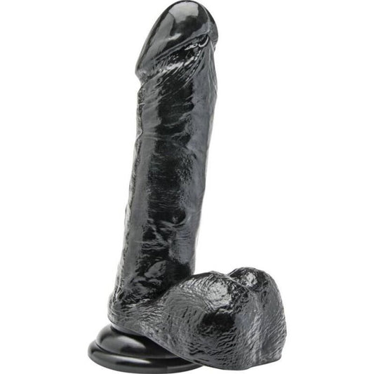 GET REAL - DILDO 18 CM CON PALLINE NERO