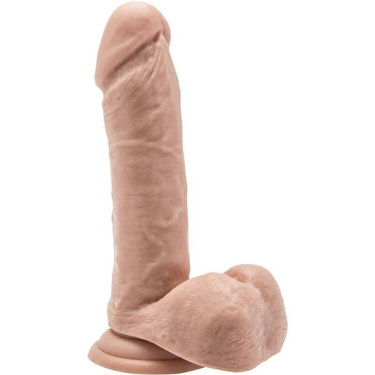 DIVERTITI CON IL DILDO IN SILICONE DA 18 CM CON TESTICOLI PER L'EROTISMO MASCHILE