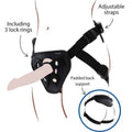 GET REAL - CINTURA IMBRACATURA DELUXE NERA