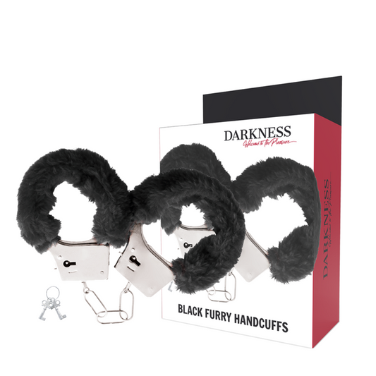 DARKNESS - MANETTE DI METALLO NERE FODERATE