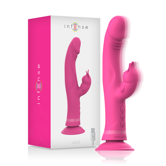 INTENSO - VIBRATORE A CONIGLIO JULIO SILICONE ROSA