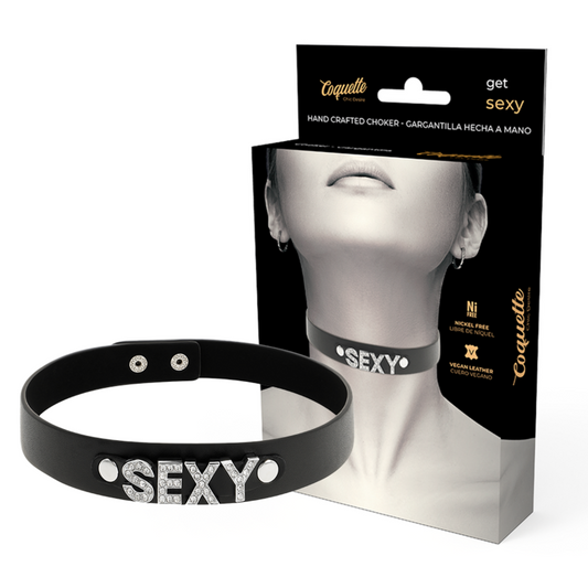 DESIDERIO COQUETTE CHIC - COLLARE CHOKER SEXY IN PELLE VEGAN