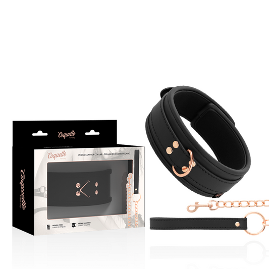 COQUETTE CHIC DESIRE - COLLARE IN ECOPELLE FANTASY CON FODERA IN NEOPRENE