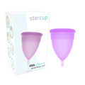 STERCUP - COPPA MESTRUALE IN SILICONE VIOLA APPROVATA DALLA FDA - TAGLIA S
