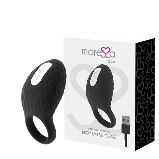 ANILLO VIBRADOR RECARGABLE PREMIUM MORESSA ZAC