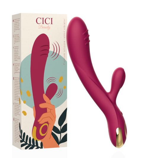 CICI BEAUTY - VIBRATORE PREMIUM IN SILICONE A FORMA DI CONIGLIO