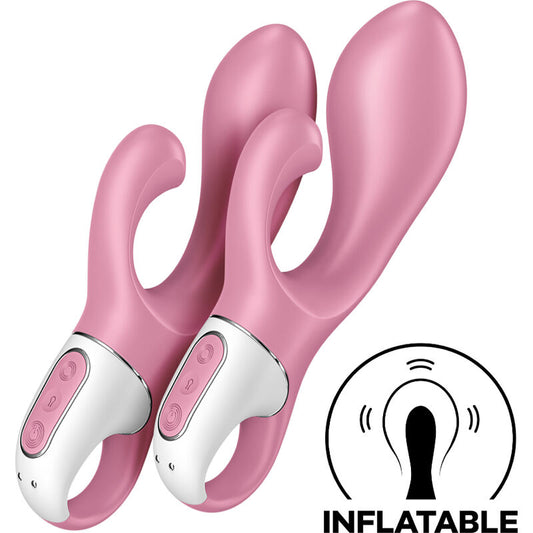 SATISFYER - BOMBA DE AIRE CONEJO 2 ROSA