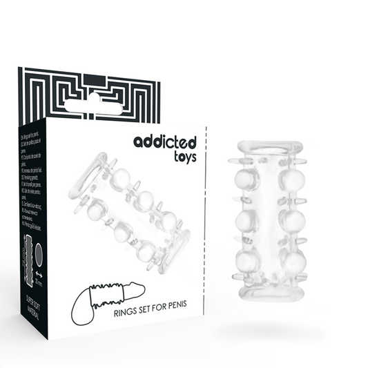 ADDICTED TOYS - RIVESTIMENTO PER PENE TRASPARENTE