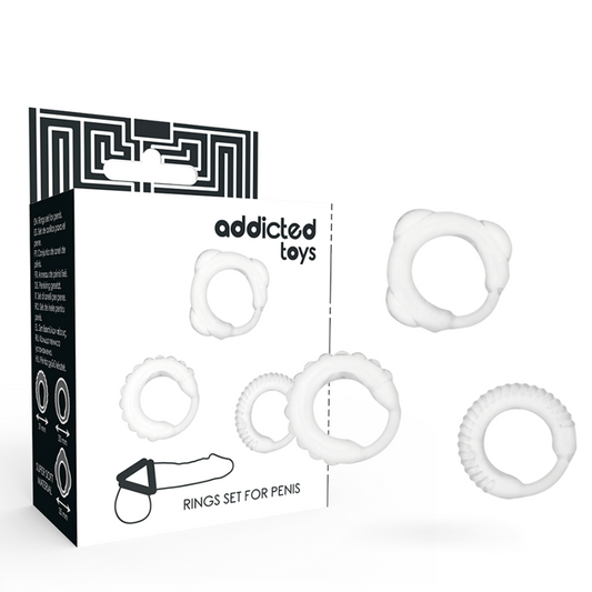ADDICTED TOYS - C-RING SET TRASPARENTE