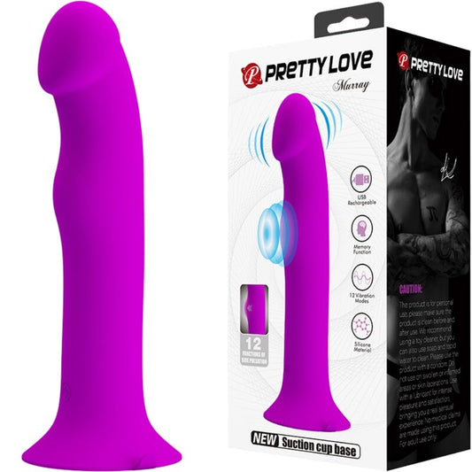 PRETTY LOVE - VIBRATORE MURRAY E STIMOLATORE PUNTO G VIOLA