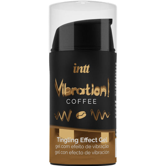 INTT - POTENTE STIMOLANTE INTIMO LIQUIDO GEL VIBRANTE CAFFÈ 15ML