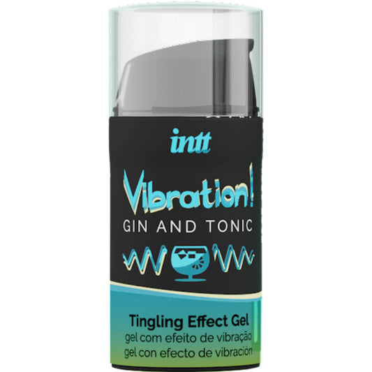 INTT - POTENTE STIMOLANTE INTIMO VIBRATORE LIQUIDO GEL GIN & TONIC 15ML