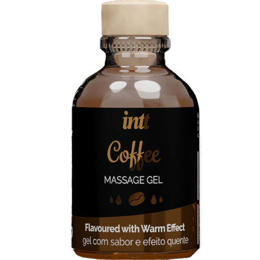 MASAJE Y SEXO ORAL INTT - GEL DE MASAJE EFECTO CALOR SABOR CAFÉ