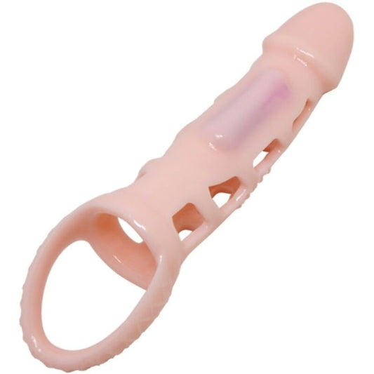 PRETTY LOVE - RIVESTIMENTO PER ESTENSORE PER PENE HARRISON CON VIBRAZIONE E CINGHIA 13.5 CM
